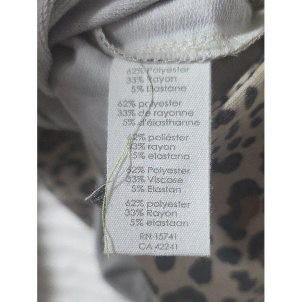 PJ Salvage Tan Leopard Print Long Sleeve Top - Picture 5 of 5